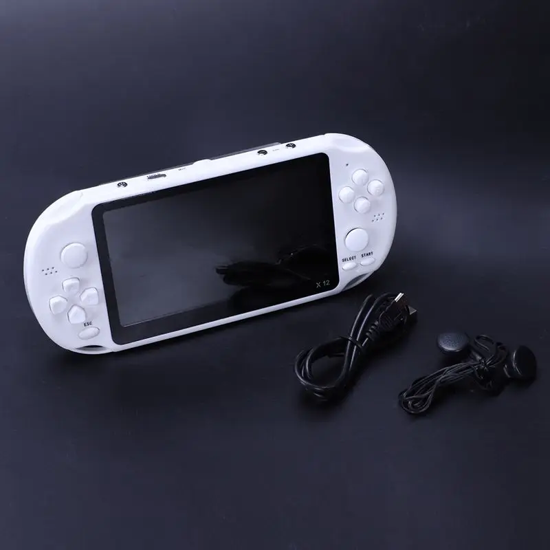 Powkiddy 5,1 дюймов 8G Ретро игровая консоль HD экран двойной джойстик Ручной игровой плеер семейный ТВ Ретро видео консоли встроенный 1