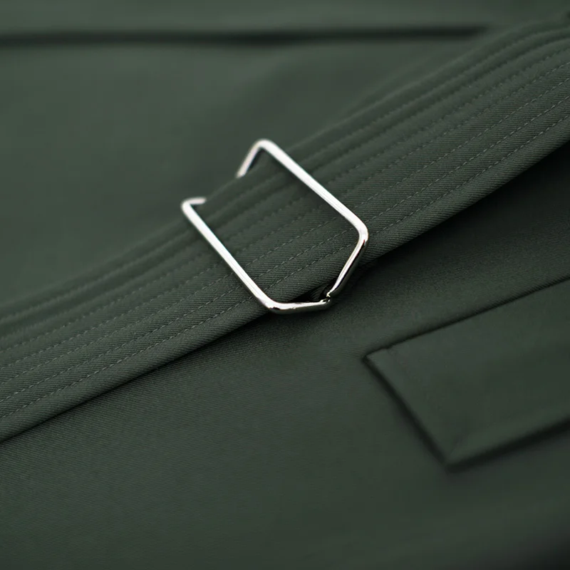 Army Green Sleeveless Waistcoat Medium Long Women New Collection Belt Spring And Autumn 2019 | Женская одежда