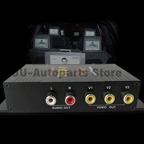 ТВ приемник HD DVB T MPEG4 тюнер двойная антенна автомобильная Мобильная цифровая