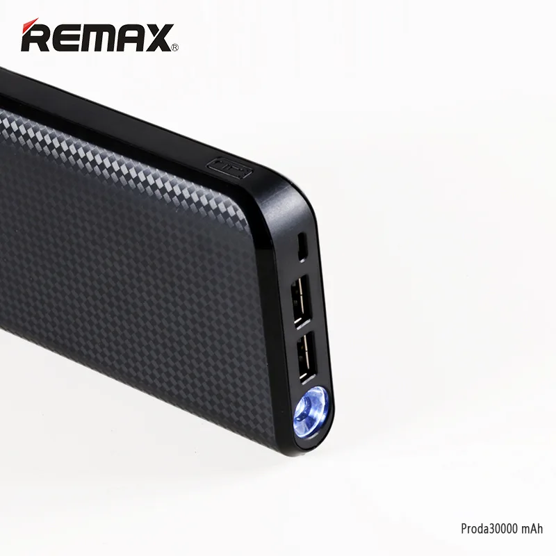 Remax для Xiaomi iphone XS Max 30000 мАч Внешний аккумулятор внешний повербанк 2 USB LCD