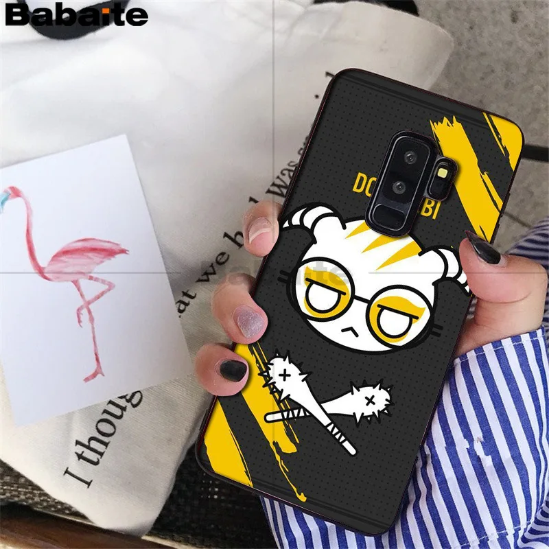 Babaite Радуга шесть осада ТПУ мягкий силиконовый черный чехол для телефона samsung S9 S9 плюс S6 S6edge S6plus S7 S7edge S8 S8plus S5 M10 20
