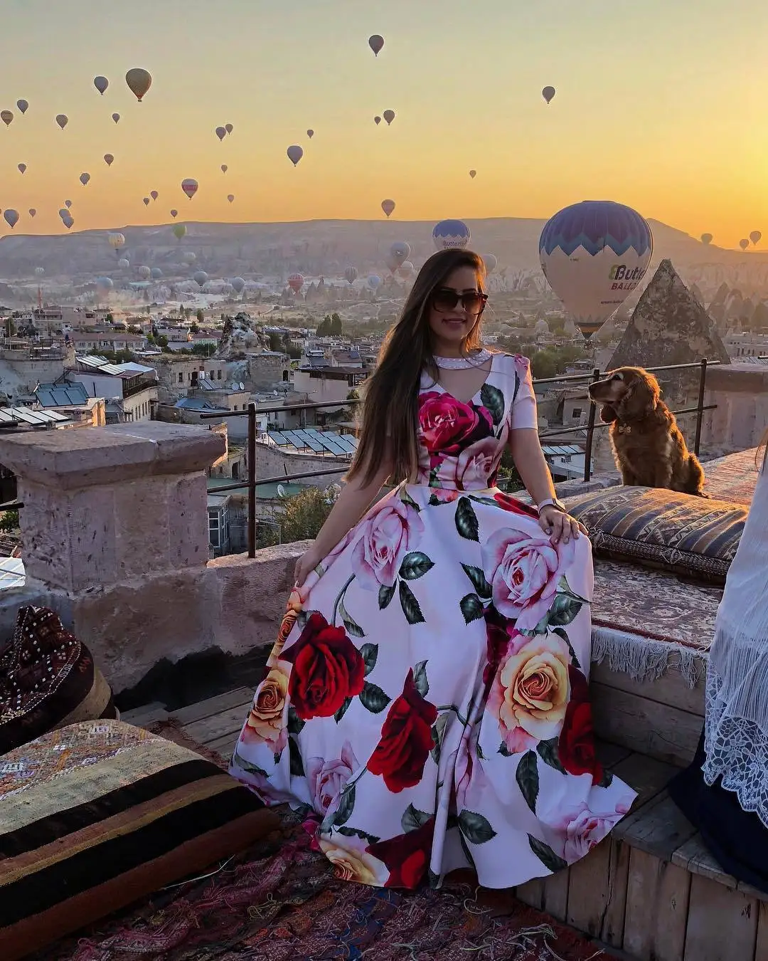 Модные богемные Макси Платья с цветочным принтом для женщин летние пляжные