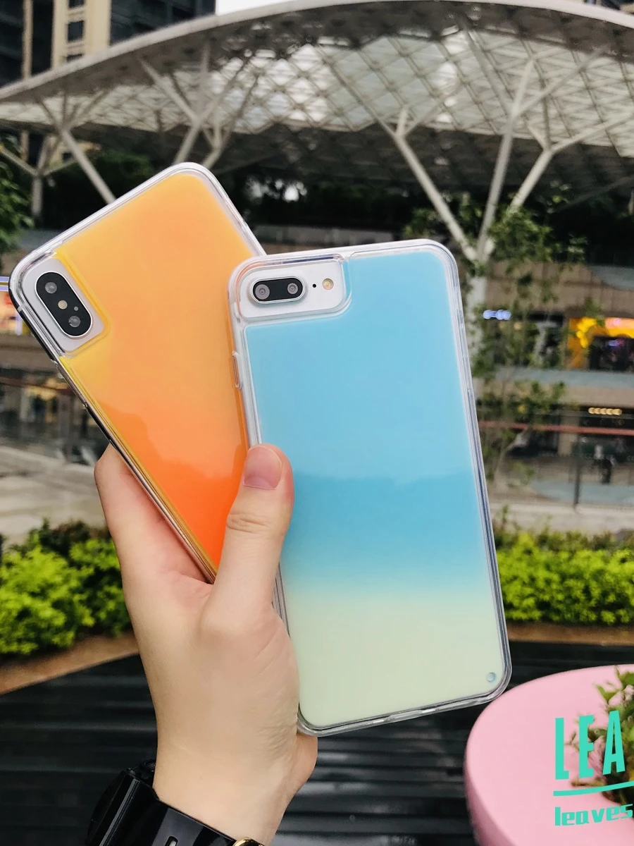 Горячие летние пляжные песочные Блестящие струящиеся чехлы для iPhone 11 Pro MAX XS Max XR X 6