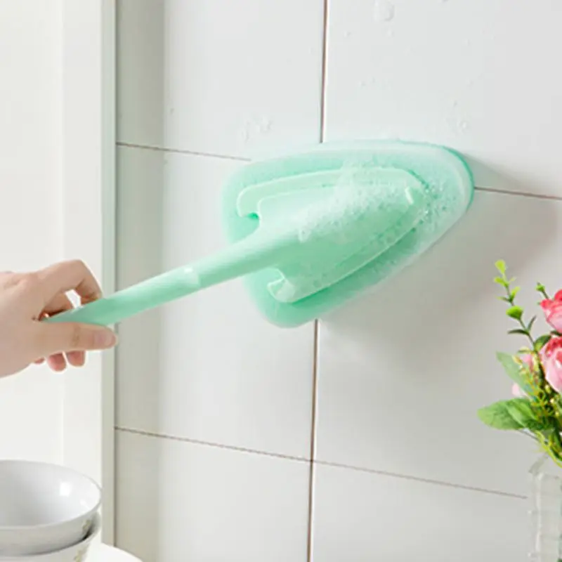 Многогранная треугольная губка щетка Usuful Brush/3 шт. сменная ткань кухня ванная