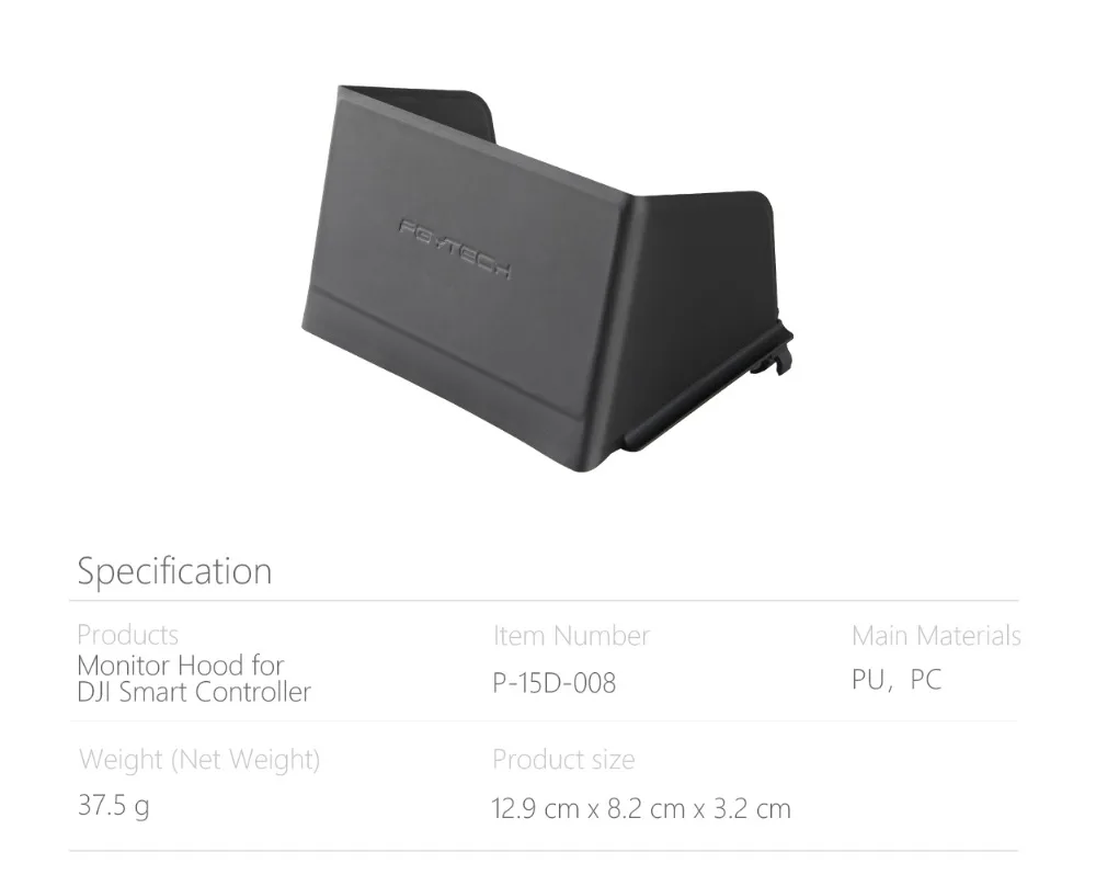 PGYTECH Защита от солнца капот Carring PU Сумка для DJI умный пульт дистанционного управления Лер защита для DJI Mavic 2 Аксессуары для дрона
