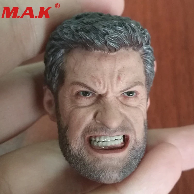 Модель для резьбы по голове Hugh Jackman в масштабе 1/6 голова версии злого подходит