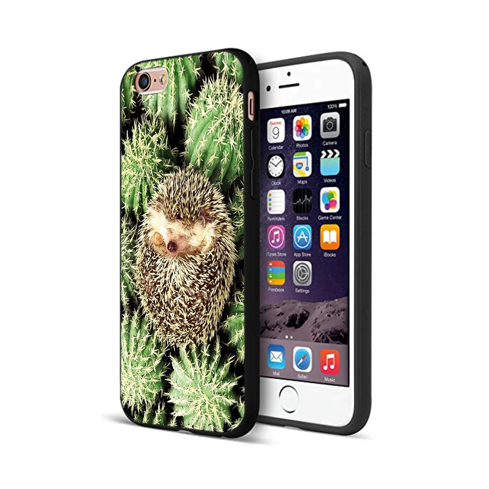 Черный чехол из ТПУ для iphone 5 5s se 6 6s 7 8 plus x 10 силиконовый XR XS 11 pro MAX с милым рисунком