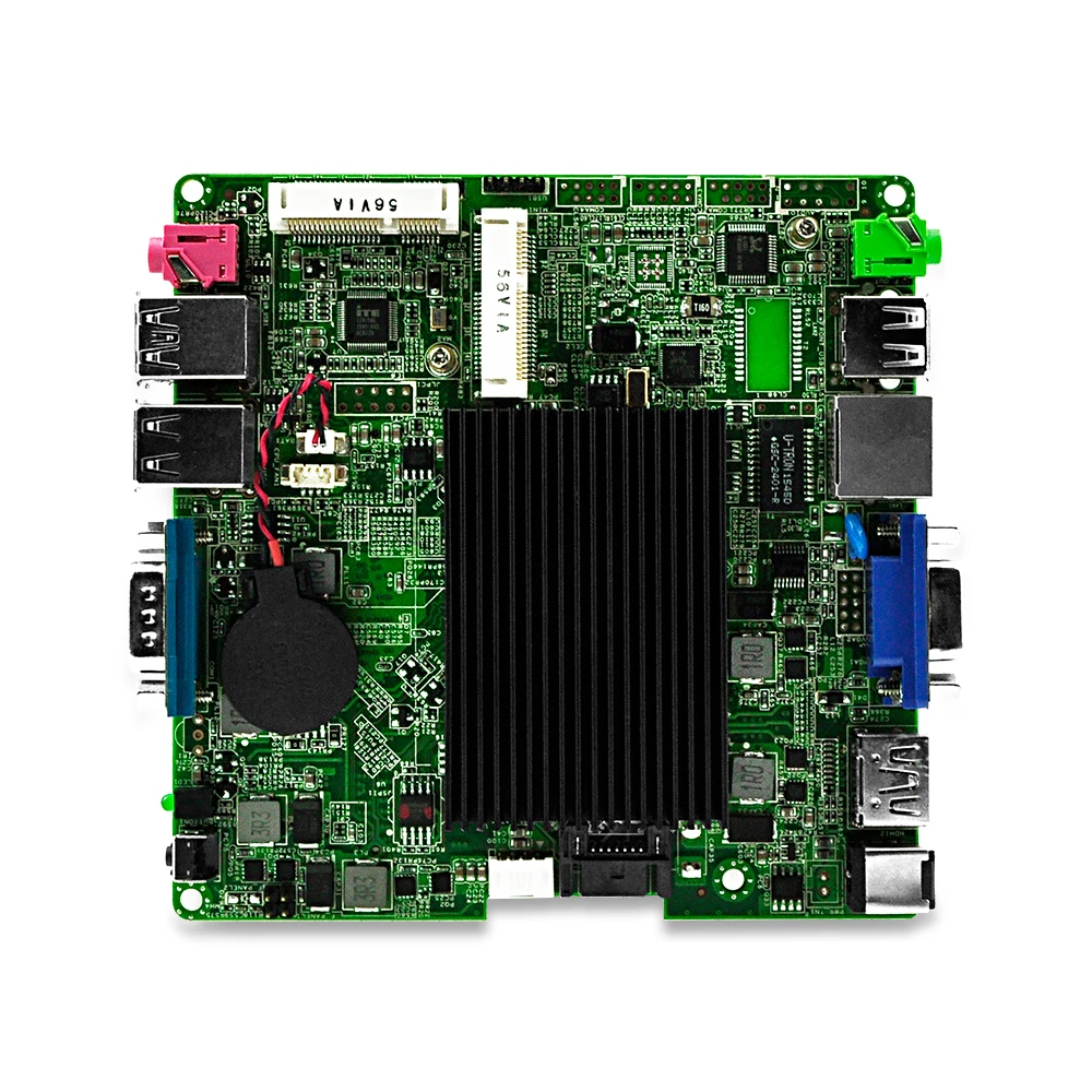 Ультра тонкий нано мини-itx материнская плата Q1900G-P celeron J1900 quad ядро linux DC 12V