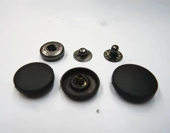 20 наборов 15 мм черно белая кнопка для пальто металлическая самостоятельного