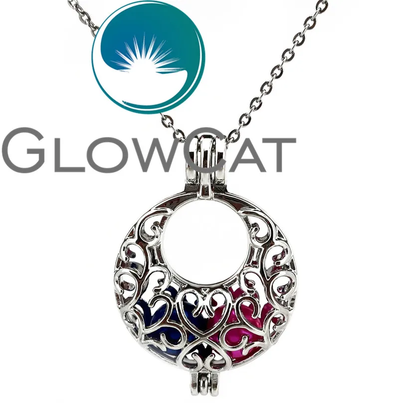 К724 Этнический круглый цветочный каркас для бусин "Лунный" для создания диффузора эфирных масел на подвеске с ароматом для девушек в подарок ювелирные изделия.