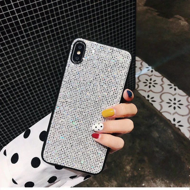 Стразы, блестящий чехол для телефона для iphone XS MAX XR X 7 8 Plus 6 6s, Мягкий Силиконовый ТПУ чехол s, алмазная сексуальная девушка, красивый чехол