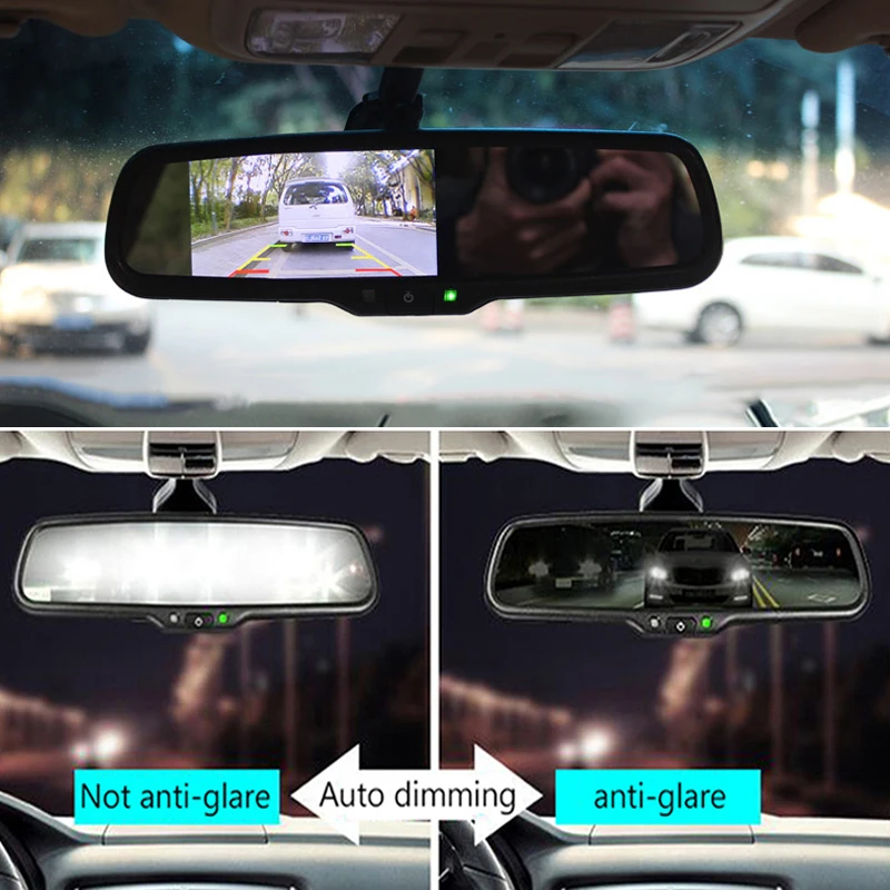 Full HD 1080P 5 дюймовый TFT ЖК дисплей для парковки автомобиля зеркало заднего вида
