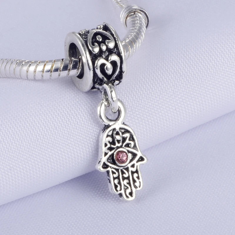 Спиннер символ защиты Шарм Бусины Подходит для брендового браслета женщин