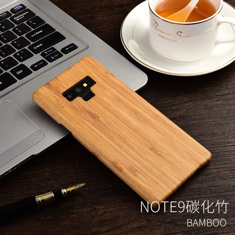 Натуральный Деревянный чехол для телефона для samsung galaxy note 9 note9 чехол из красного дерева/палисандр/Черный лед дерево/оболочка(настоящее дерево) крышка