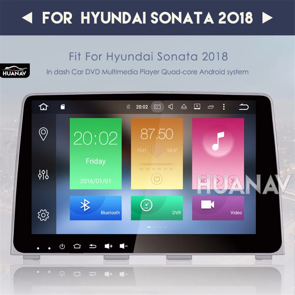 

Автомобильный радиоприемник, GPS-навигатор для HYUNDAI SONATA 2018, Android 8,0/Android 7,1, мультимедиа, автомагнитола, без dvd-плеера