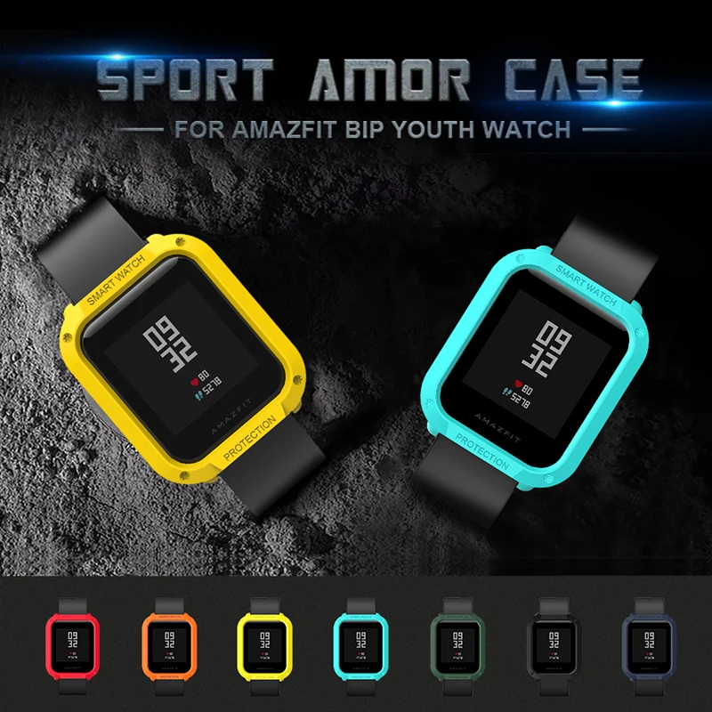 Чехол для Amazfit Bip Midong Pace 1 Stratos 2 Verge 3 Huami чехлы умных часов SIKAI защита Жесткая Броня