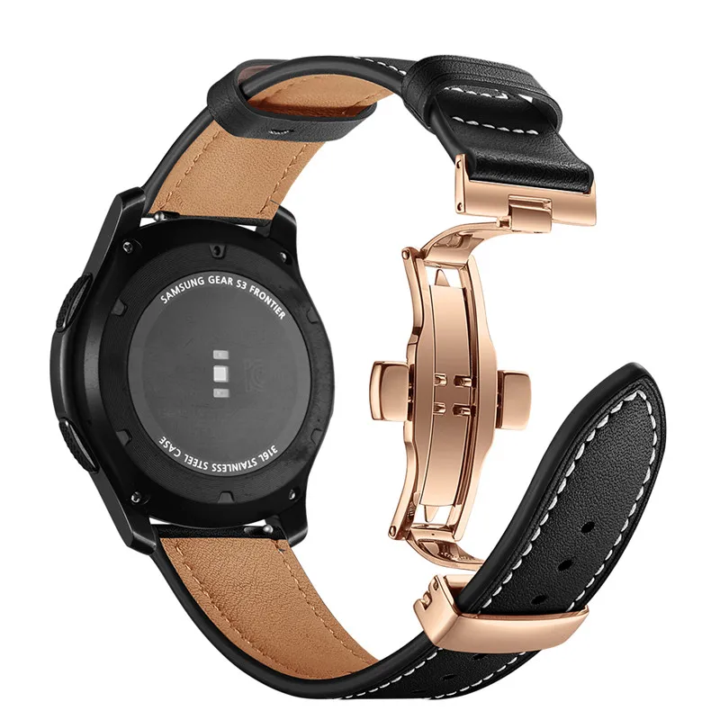 Модные Смарт-часы из натуральной кожи для Samsung Gear S3 Classic/S3 Frontier Замена наручных