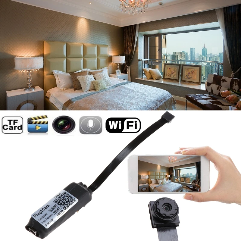 Беспроводная камера с Wi Fi IP Мини Цифровая видеокамера микро рекордером маленькая