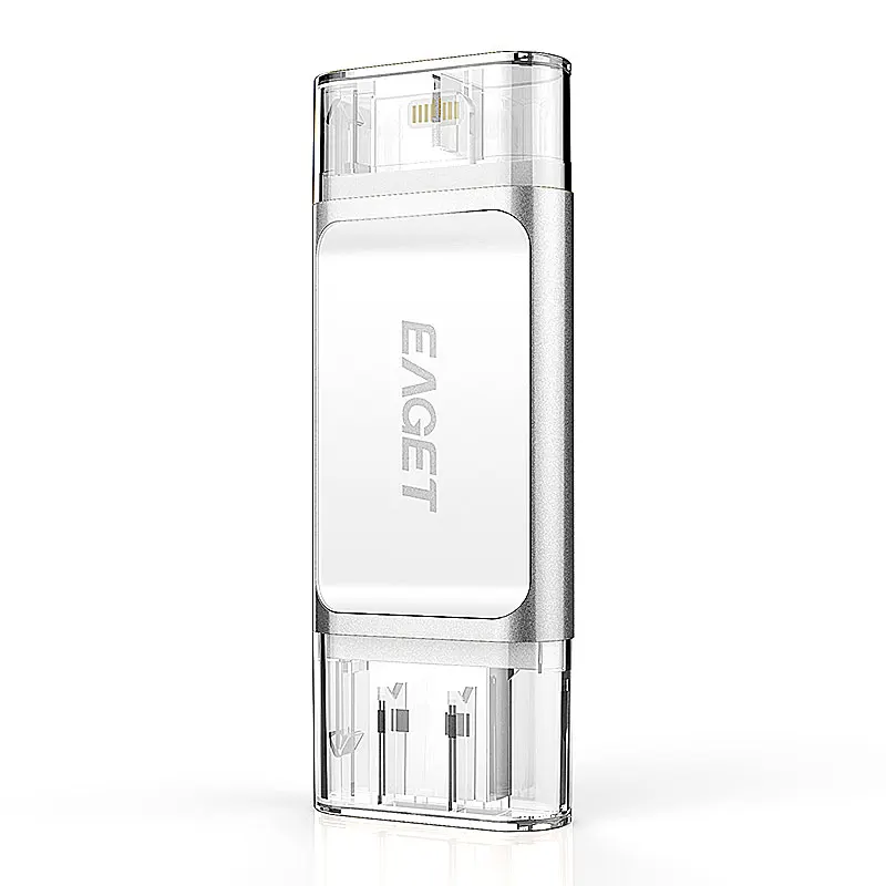 Eaget I60 OTG USB флеш-накопитель 32 Гб 64 128 ГБ Lightning 3 0 MFI Флешка мини memoria для iPhone iPad |