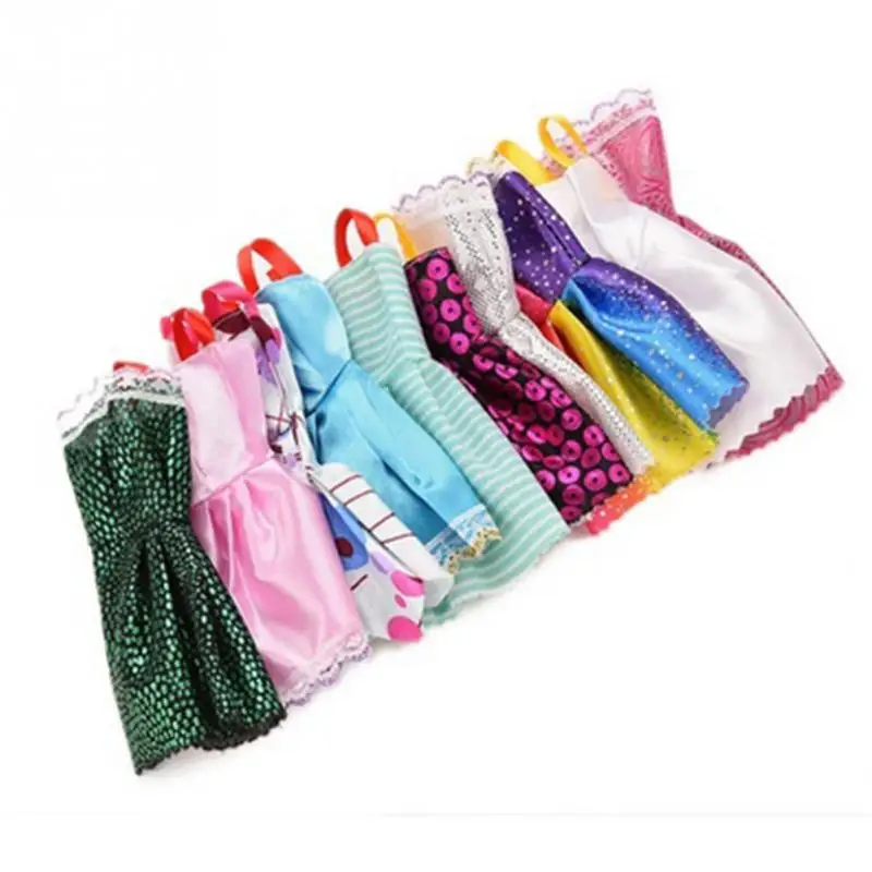 10 шт. сортирует ручной Вечеринка Одежда Мода платье для куклы подарок игрушки