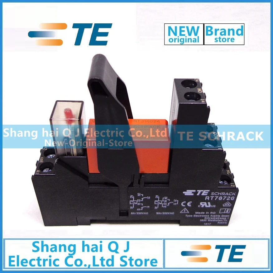 Для schrack Te Connectivity RT314024 + RT78726 EM18 1CO 16A 24VDC реле абсолютно новое и оригинальное|Реле| |