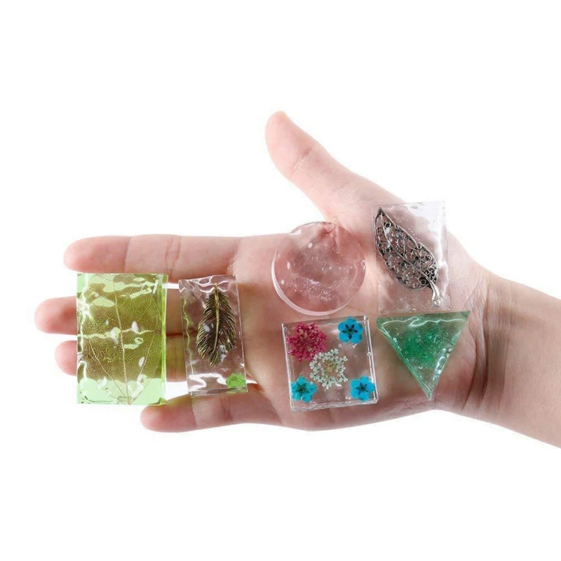 DIY Bracelet Pendant Jewelry Casting Molds Silicone Resin Set Making Tool Crafting Earrings PY | Дом и сад