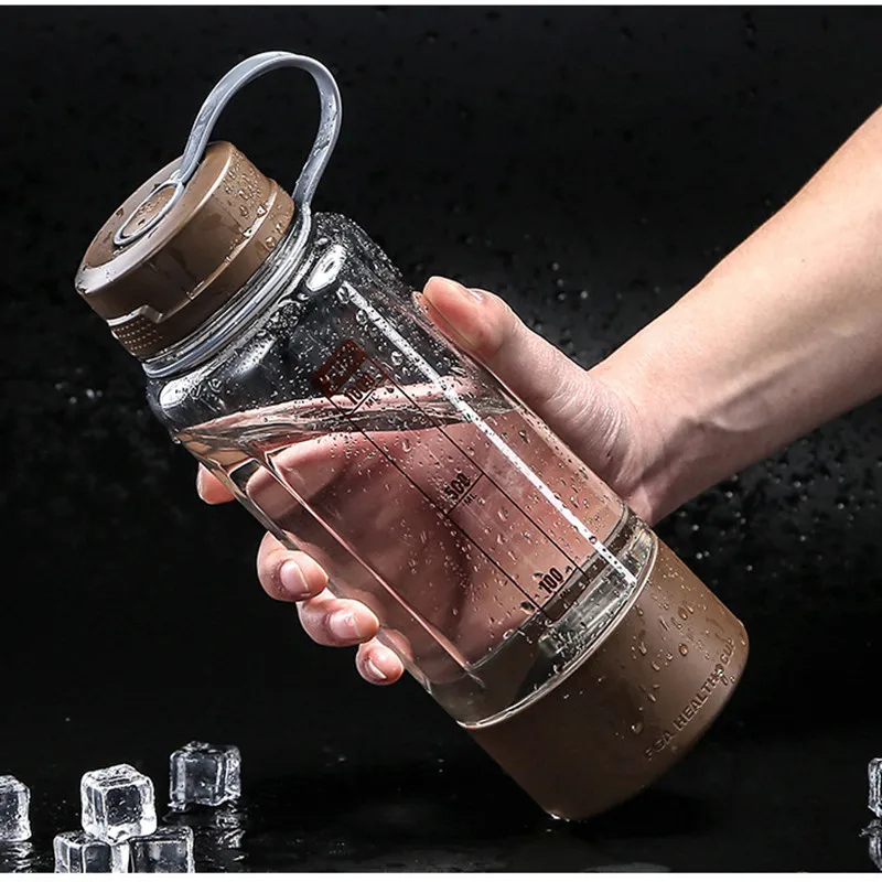 Большая емкость Спортивная бутылка для воды портативная герметичная занятий
