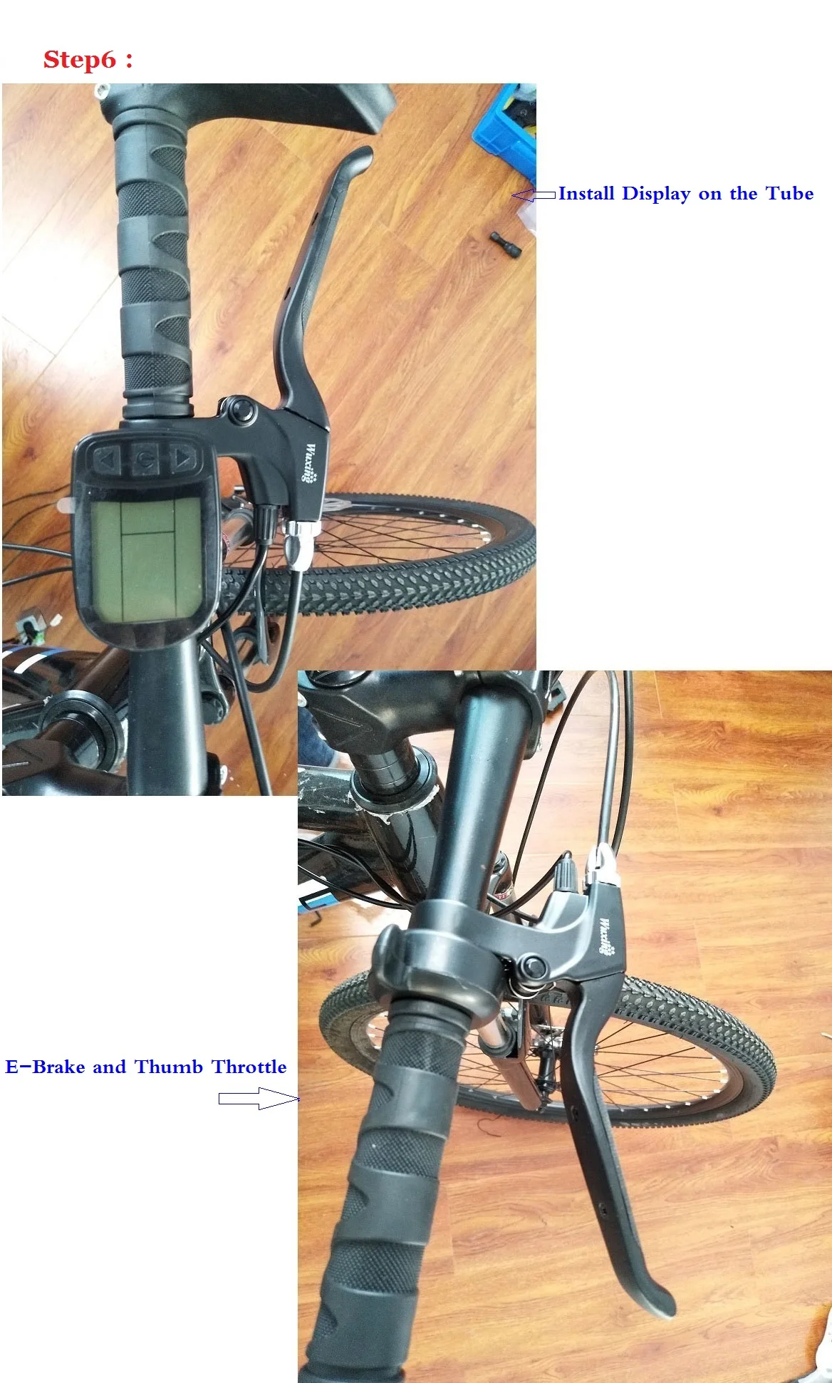 36V500W комплект для переделки Электросистемы передний привод с LCD5 экрана