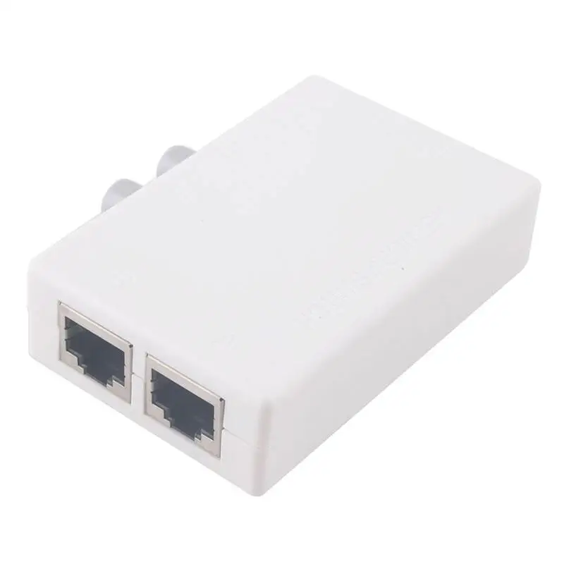 Mini RJ45 Dual 2 Way Port Network Manual Sharing Switch Switcher Box Adapter HUB #44424 | Компьютеры и офис