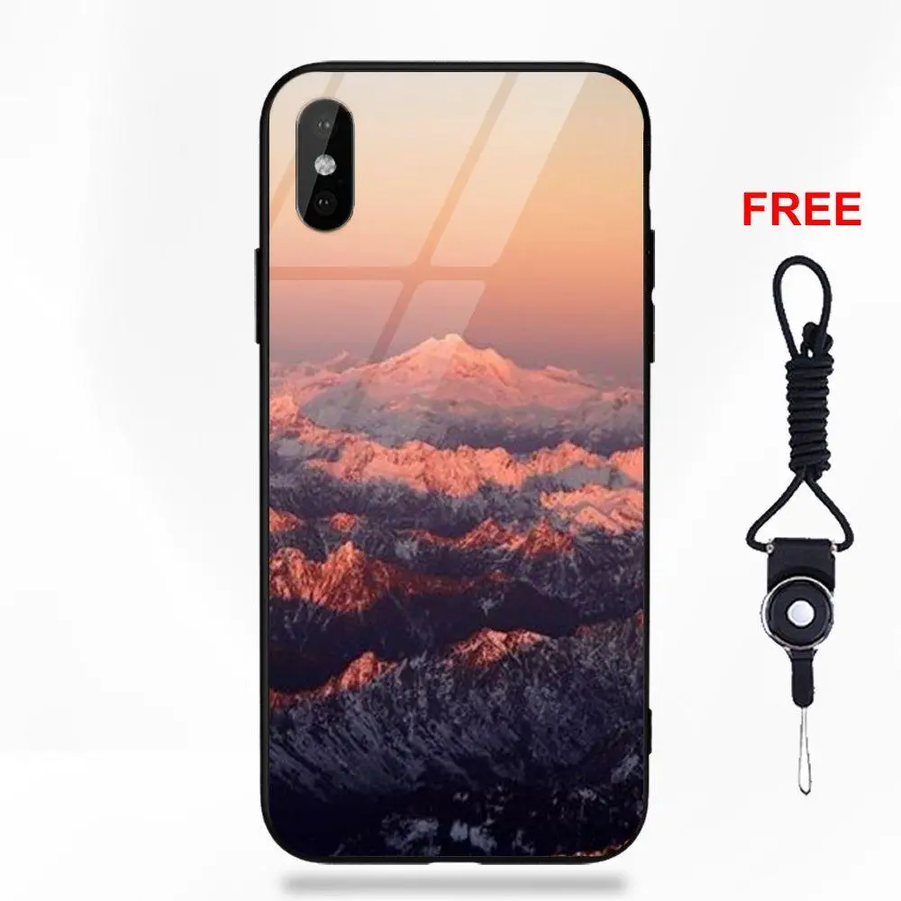 Чудеса природы вулкан Исландия для Apple iPhone 5 5C 5S SE 6 S 7 8 Plus X XS Max XR Мягкие TPU оправа