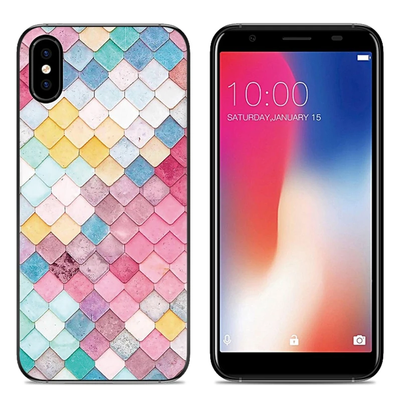 Phone Case For Doogee X55 5.5-inch Fashion Design Art Painted TPU Soft Cute Cover Unicorn Shell |