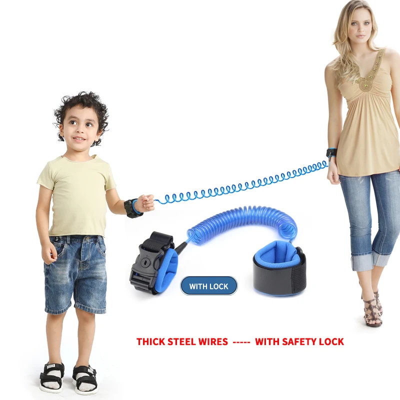 Детский ремень безопасности Регулируемый поводок анти потеря запястья Тяговая