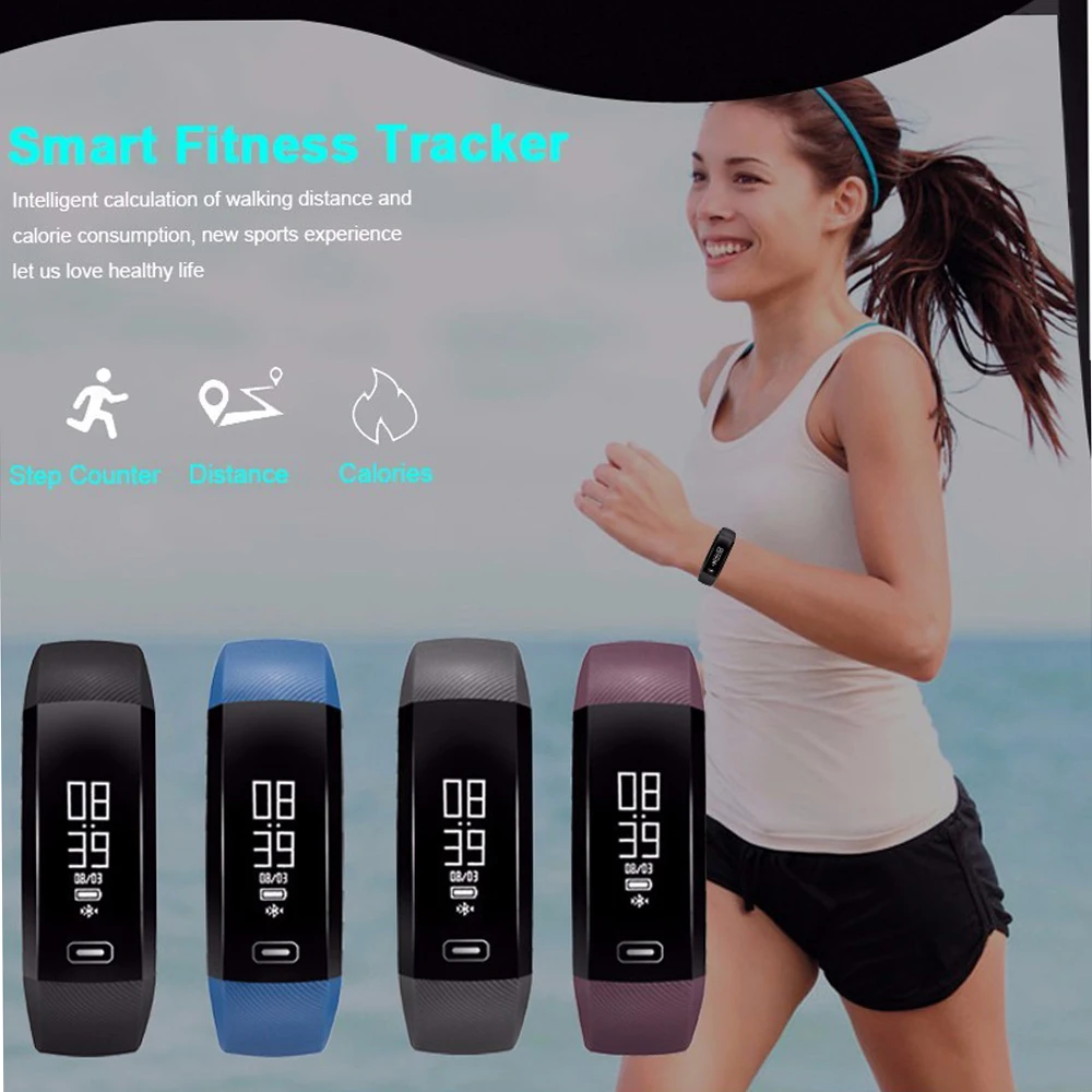 M2 смарт браслет с измерителем артериального давления наручные часы пульсометр