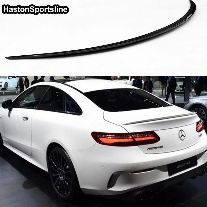 W238 C238 E250 E400 E500 E550 E Class углеродного волокна AMG Стиль авто спойлер заднего багажника