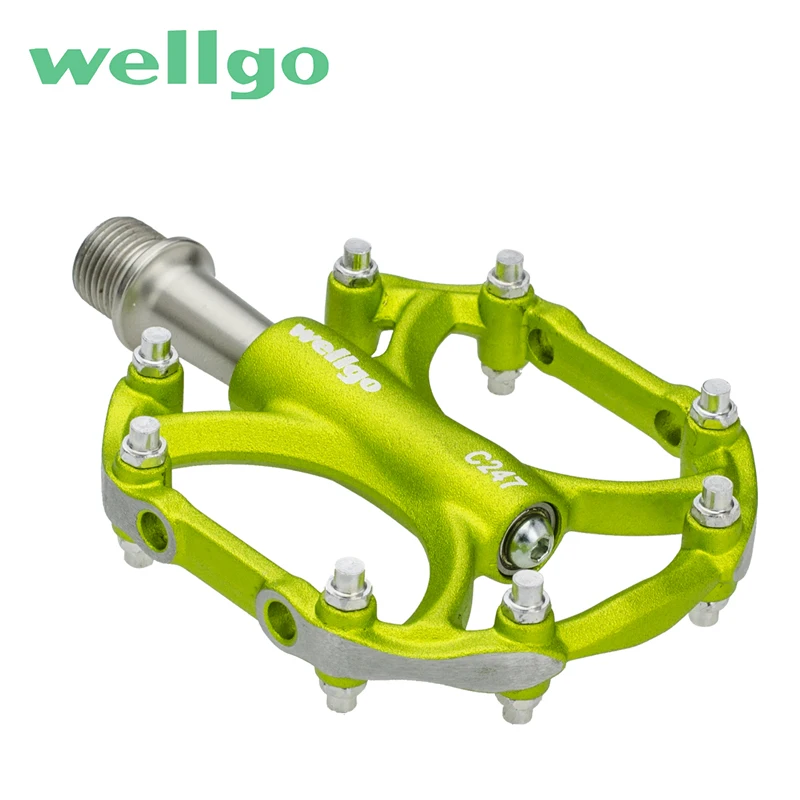 

Aluminum Alloy Ultralight Wellgo C247 BMX MTB Mountain Road Bicycle Pedal Bearings Bike Pedal 226g/pair
