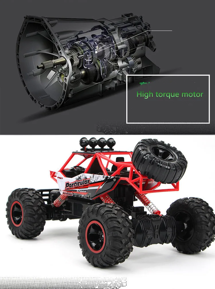 37 см Радиоуправляемая машина 1/12 4WD 4x4 водительский автомобиль Двойной Мотор привод Bigfoot автомобиль пульт дистанционного управления модель автомобиля внедорожник игрушка