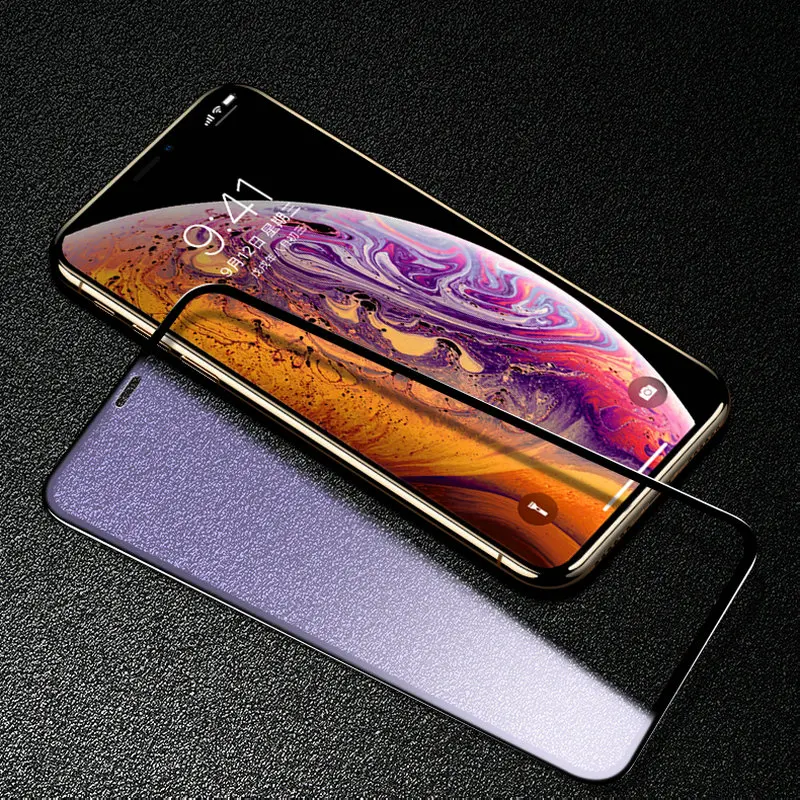 Закаленное стекло CaseMe 9D с закругленными краями для iPhone XS Max XR защита экрана полное