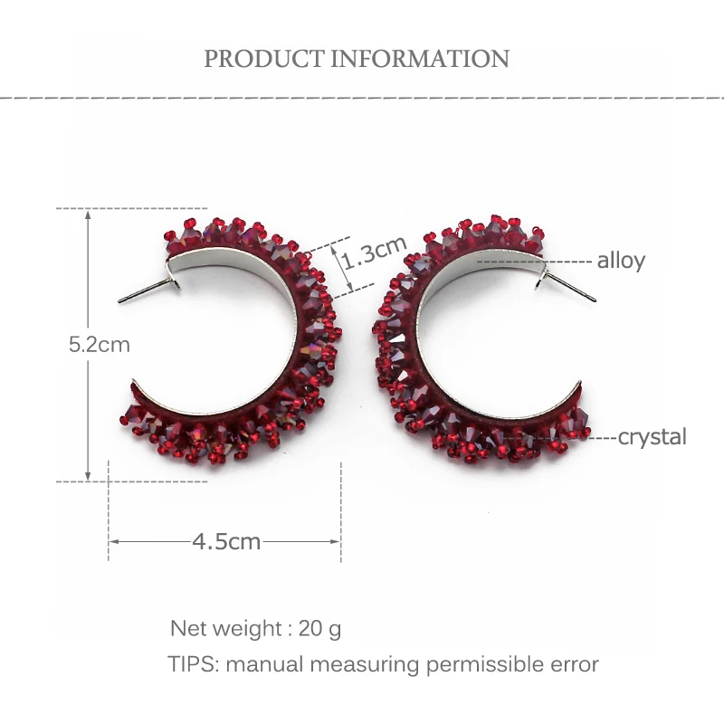 KEORMA 6 Colors New C shape Ear nail Fashion Design Drop Elegant for Jewelry Women Earrings Gift Wholesale Pendientes ER240 | Украшения и