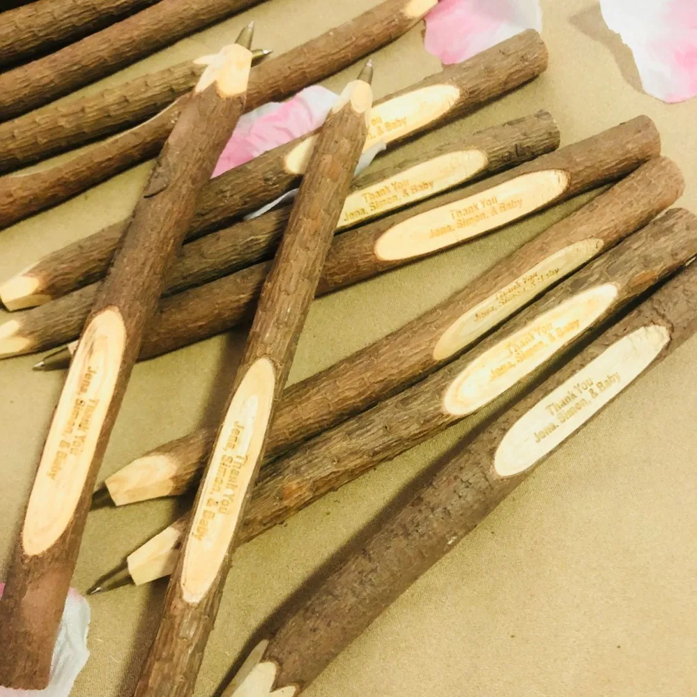 Свадебный подарок деревянный карандаш для сохранения даты свадебные