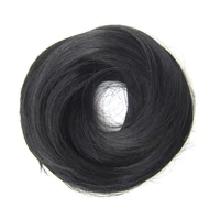 topreety heat resistant synthetic hair 30gr donut chignon drawstring rubber band updo hair extension q7