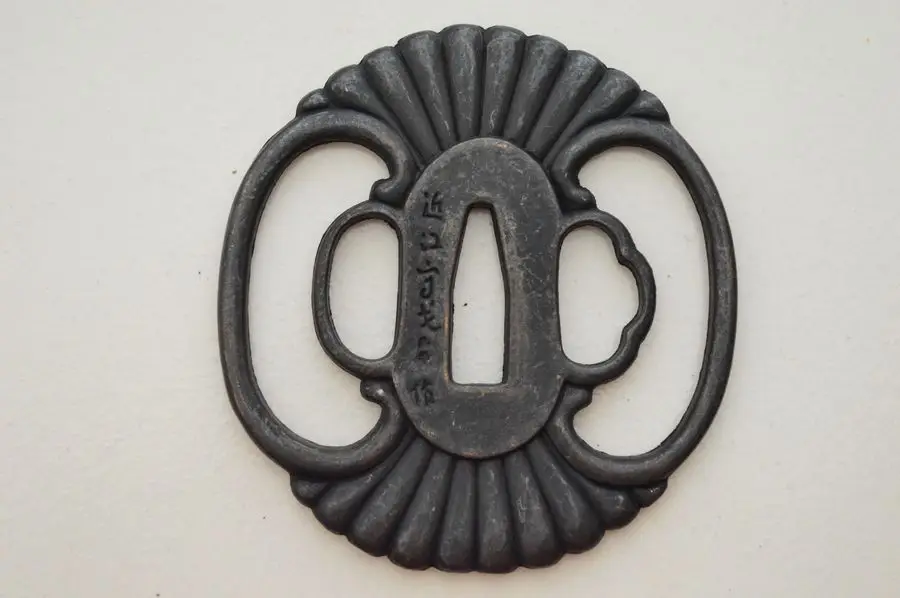 Чудесный Сплав Tsuba Guard для японского Tsuba самурайский меч катана Guard Wakizashi хороший - Цвет: T-6