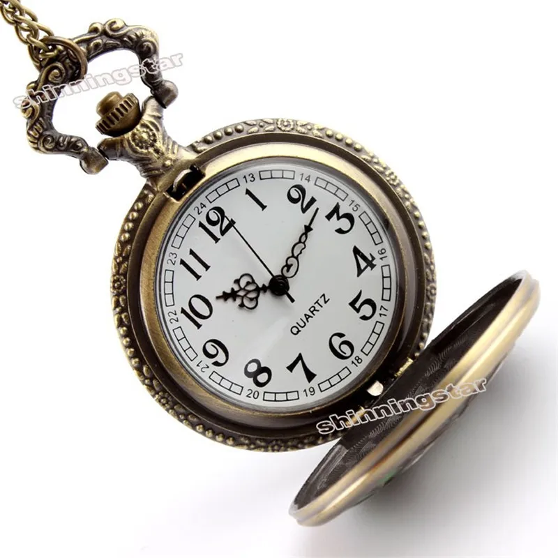 Часы с подвеской в виде Ночной Совы птицы кварцевые винтажные карманные часы