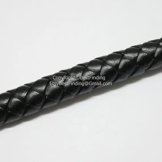 

Braided leather cord Thick imitation leather cord faux leather cord