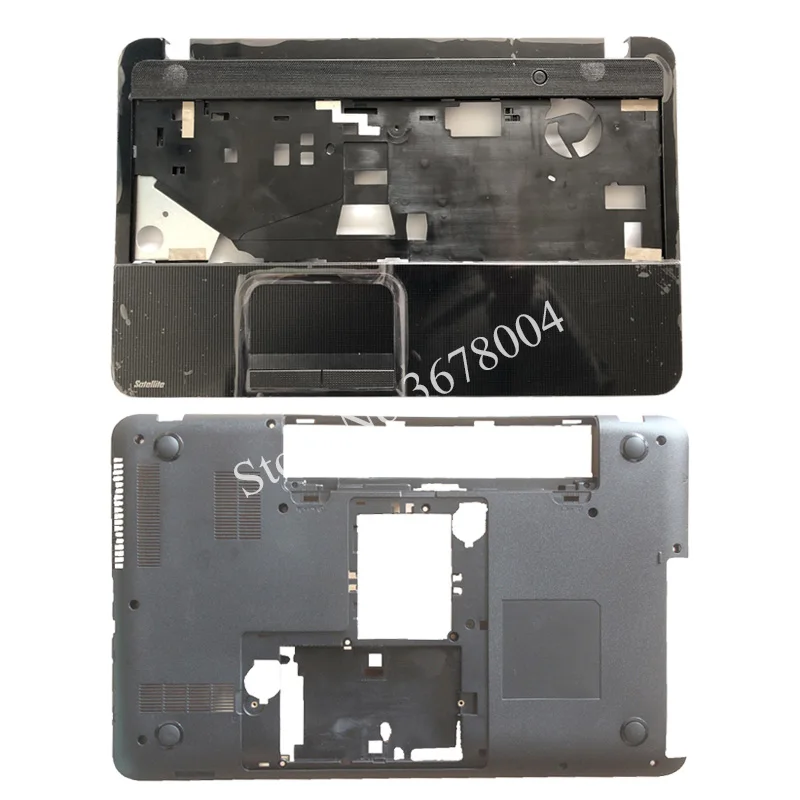 Чехол для TOSHIBA L850 L855 C850 C855 C855D Упор для рук крышка/ноутбук Нижняя база чехол V000271660 - Цвет: black C and D shell