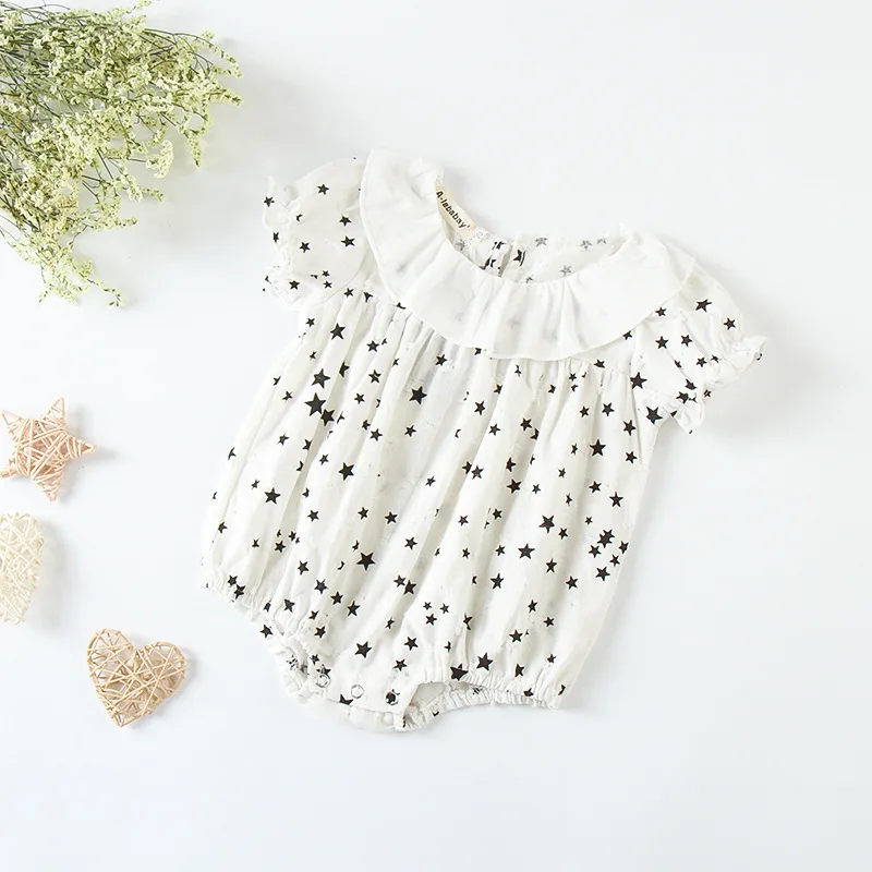 Одежда для новорожденных Летний Детский комбинезон маленьких девочек костюм с