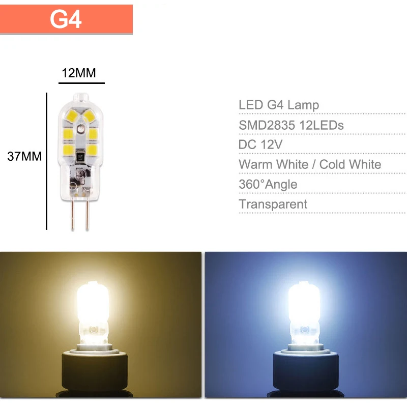 10 шт. COB затемненный светодиодный G4 светильник G9 светодиодный светильник 220V AC DC 12V светодиодный G9 3W 5W 6W SMD 2835 Светодиодный светильник ing заменить галогенные точечный светильник