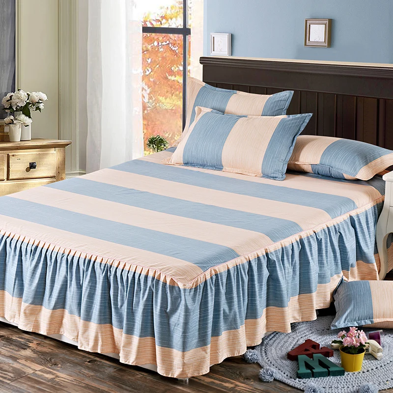 Bed Skirt-9 Кроватная юбка в Корейском стиле покрывало люкс односпальная кровать шляпа покрывало 1,8/1,5/1,2 м - Цвет: Bed Skirt-9