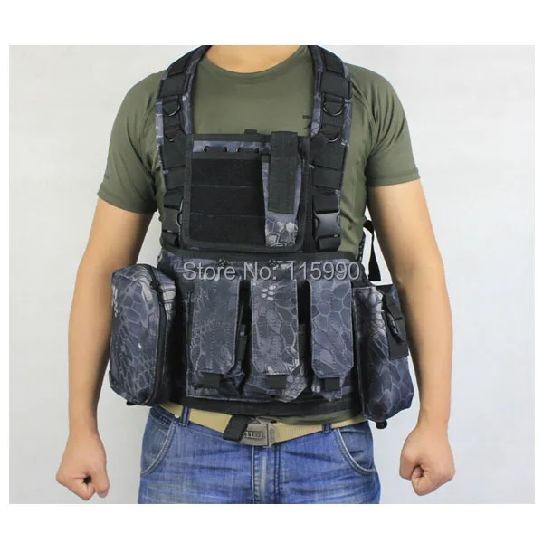 Тактический жилет M4 RRV для пейнтбола страйкбола военный molle Kryptek Highlander нагрудная