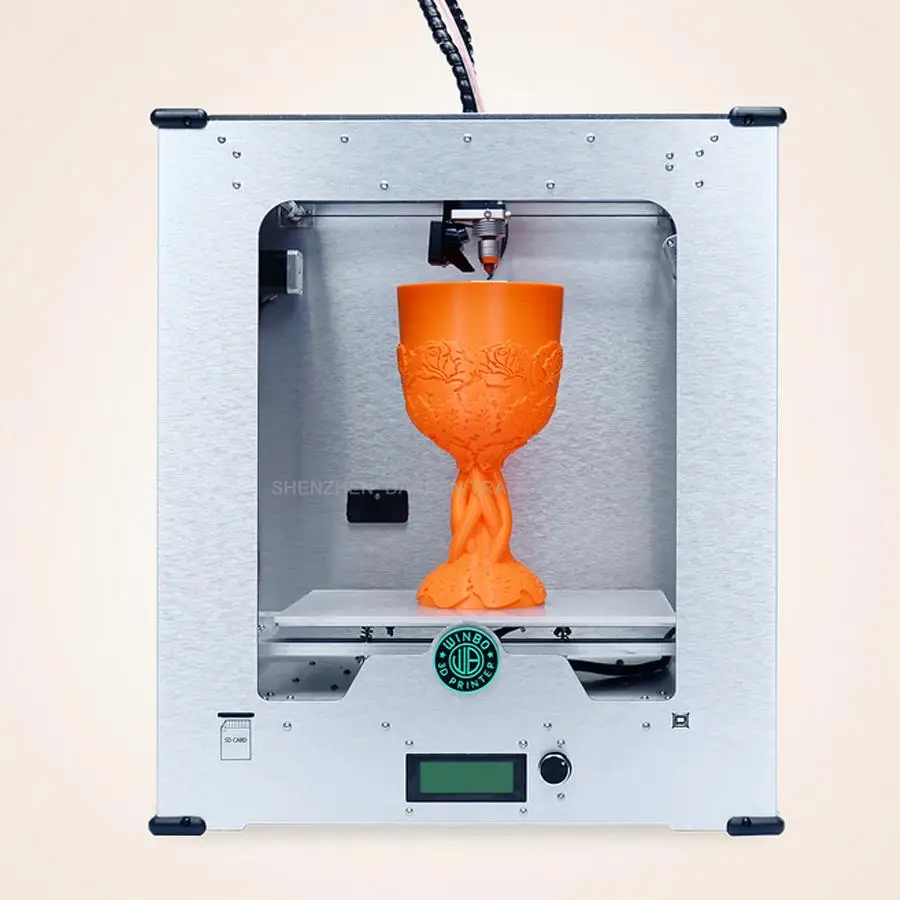 3D принтер трехмерный USB порт LAN Pla ABS материал светодиодный экран принтер|3D