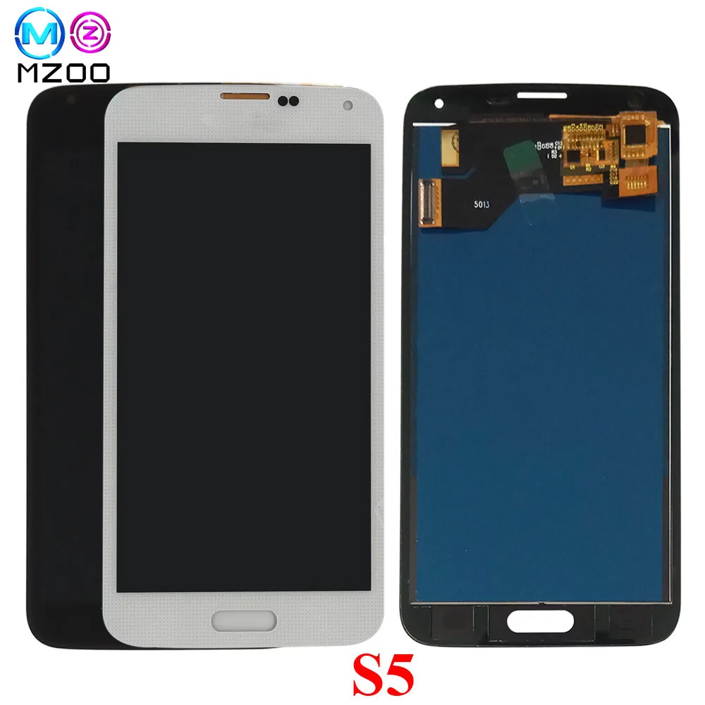 ЖК экран для Samsung S5 I9600 SM G900 G900A G900F G900P G900T дисплей сенсорный панель дигитайзер